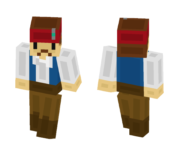 captain jack sparrow - Male Minecraft Skins - image 1