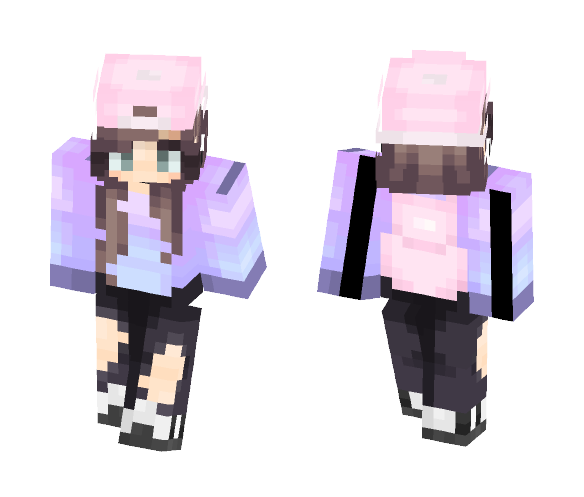 Pastel Galaxy - Female Minecraft Skins - image 1