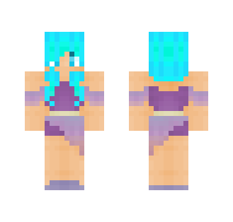 Purple Outfit - Female Minecraft Skins - image 2