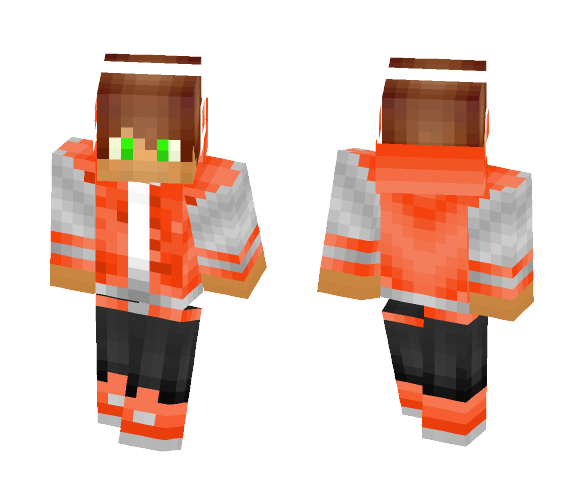 Orange Boy - Boy Minecraft Skins - image 1