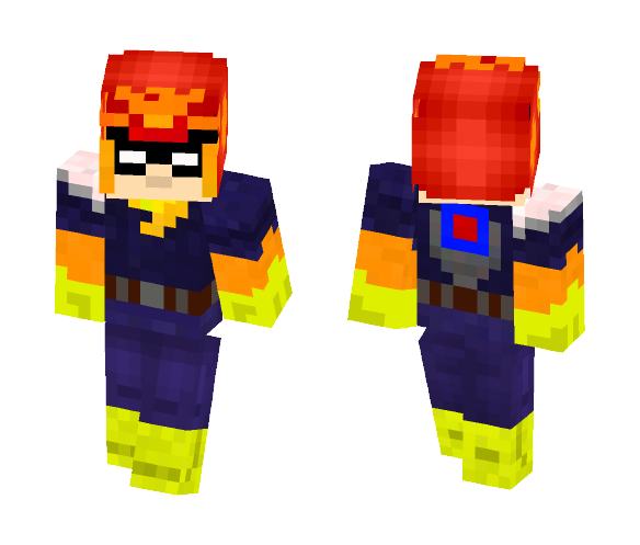 Captain Falcon (Melee) - Male Minecraft Skins - image 1