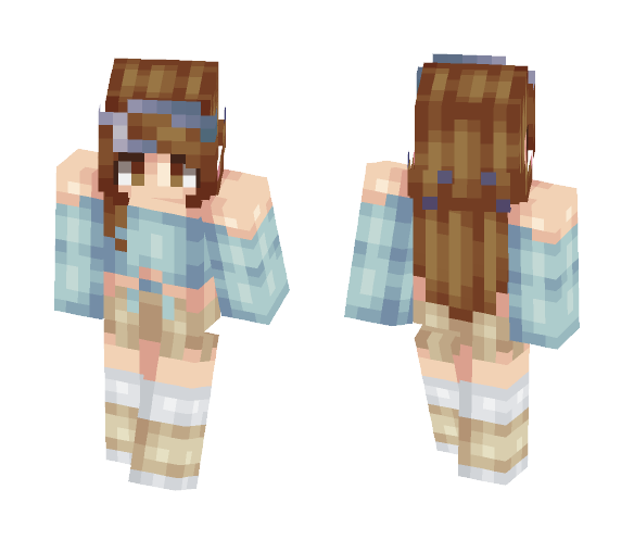 ◊€∆†◊ | Cold Summer - Female Minecraft Skins - image 1