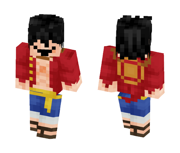 Luffy - Male Minecraft Skins - image 1