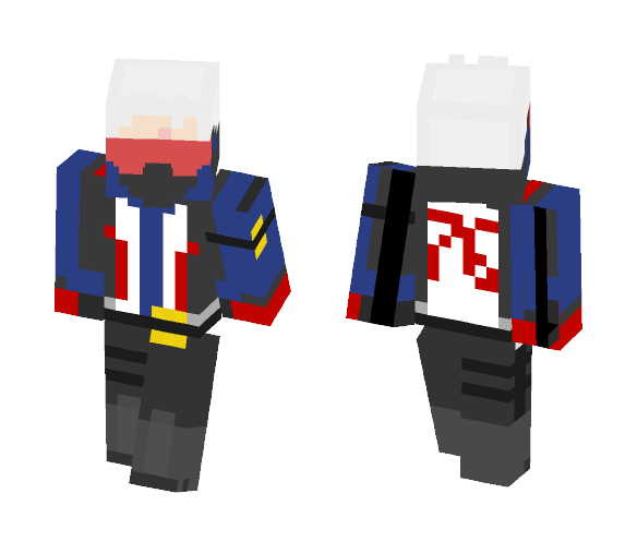 Soldier 76-Overwatch - Male Minecraft Skins - image 1