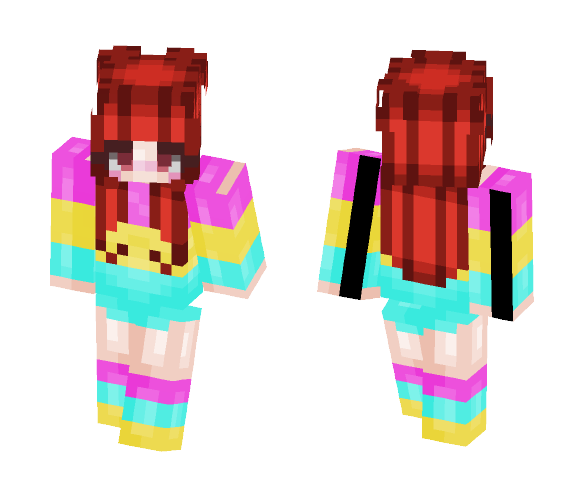 ♡ Pansexual Pride ♡ - Female Minecraft Skins - image 1