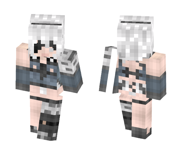 Nier Automata 2B (II) - Female Minecraft Skins - image 1