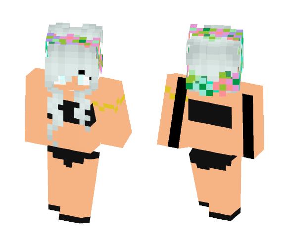 MINTY HAIR | Bathing suit - Female Minecraft Skins - image 1