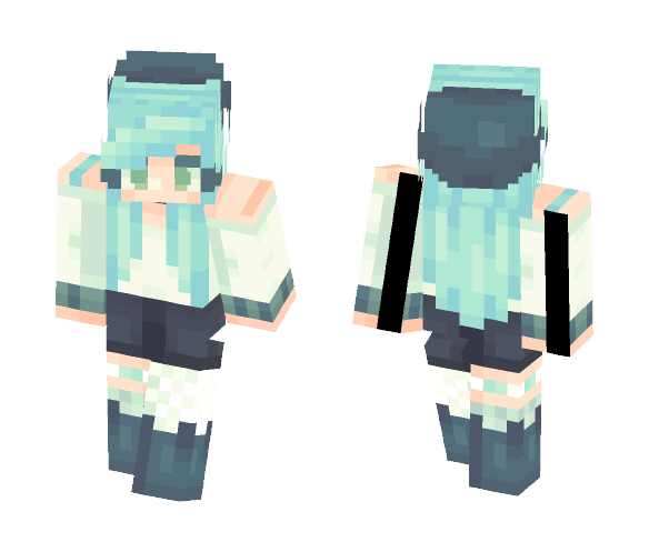 aqua snow - Female Minecraft Skins - image 1