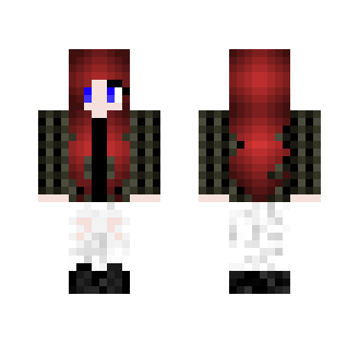Emo Girl w/ Red Hair - Color Haired Girls Minecraft Skins - image 2