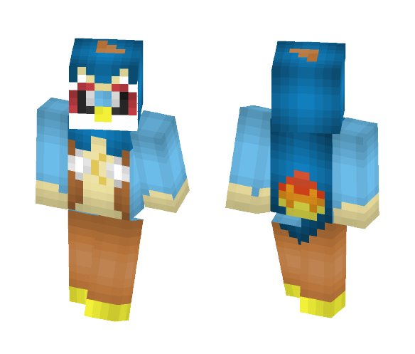 piplup and chimchar fusion - Interchangeable Minecraft Skins - image 1