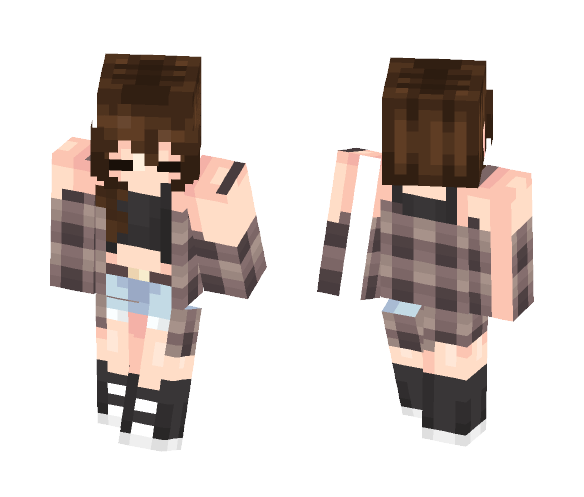 Frisk as a Teen (Girl) - Female Minecraft Skins - image 1