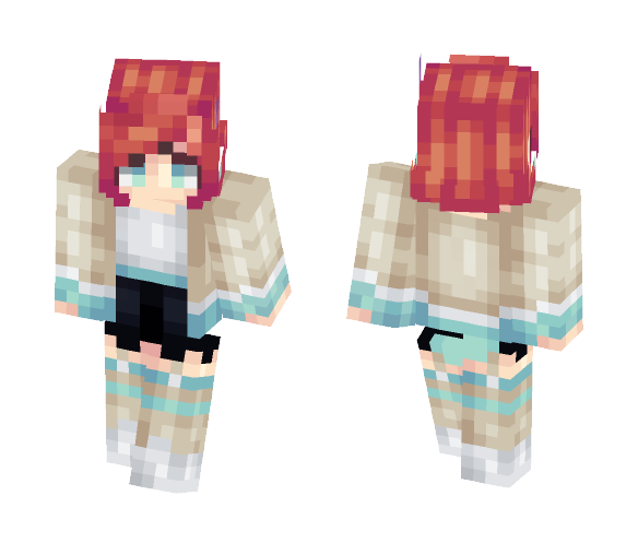 ◊€∆†◊ | Beach - Female Minecraft Skins - image 1