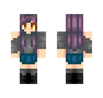Purple "Thing" - Female Minecraft Skins - image 2