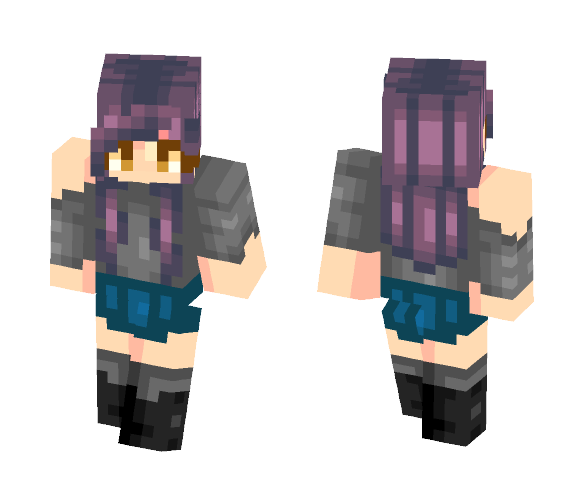 Purple "Thing" - Female Minecraft Skins - image 1