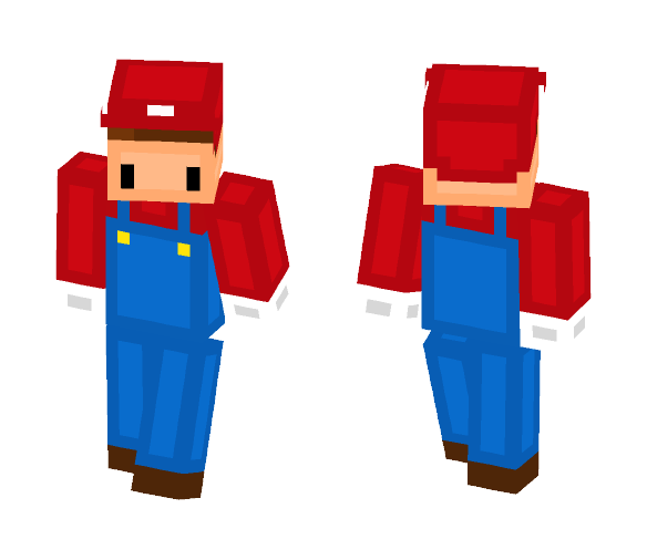 Chibi Mario - Male Minecraft Skins - image 1
