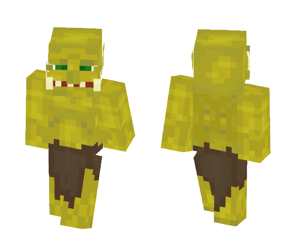 Yellow Orc [LOTC] - Male Minecraft Skins - image 1