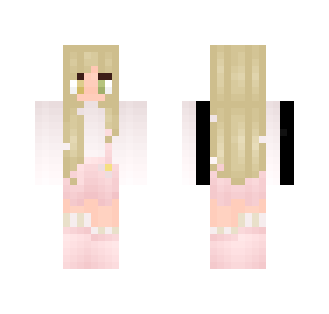blonde with pink overalls! - Female Minecraft Skins - image 2