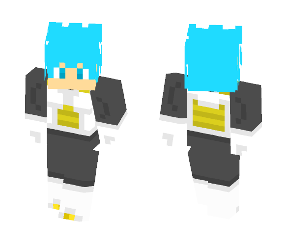 SSJ blue Vegeta (Resurection F) - Male Minecraft Skins - image 1