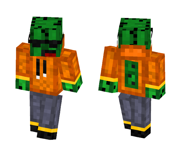 Swag Cactus Gamer - Male Minecraft Skins - image 1