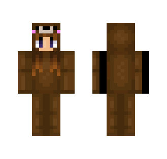 Girl in a Bear Onesie - Girl Minecraft Skins - image 2