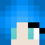 Blue Hair Girl - Color Haired Girls Minecraft Skins - image 3