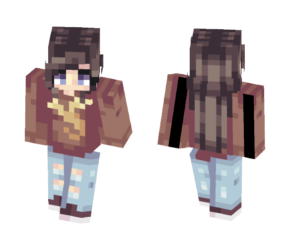 Dragons and Sweaters - Female Minecraft Skins - image 1
