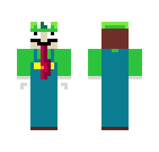 Speed Luigi - Male Minecraft Skins - image 2