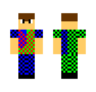 PVP Dude red.green.blue,back - Male Minecraft Skins - image 2