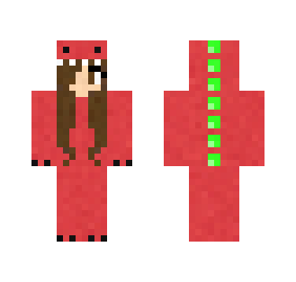 Strawberry Dino - Female Minecraft Skins - image 2