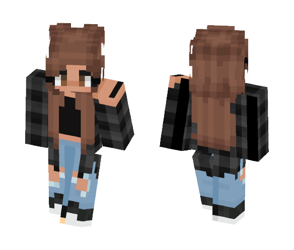 ~Not a Care~ - Female Minecraft Skins - image 1