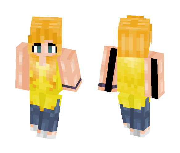 Alison Dilaurentis (Yellow Costume) - Female Minecraft Skins - image 1
