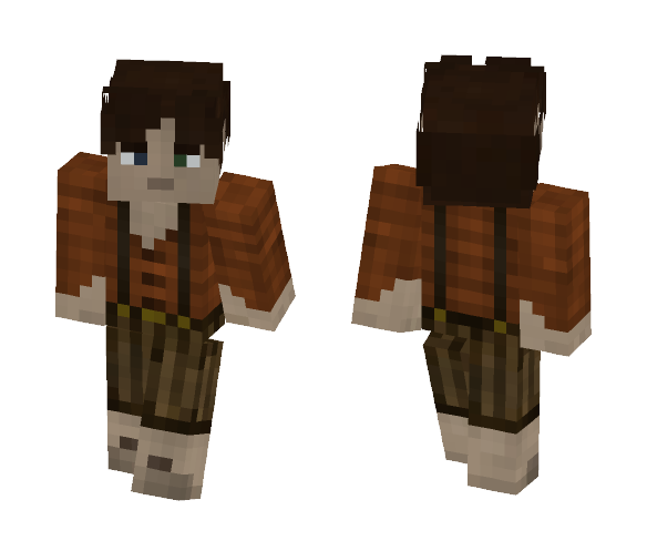 [LoTC] Suspenders Halfling - Male Minecraft Skins - image 1