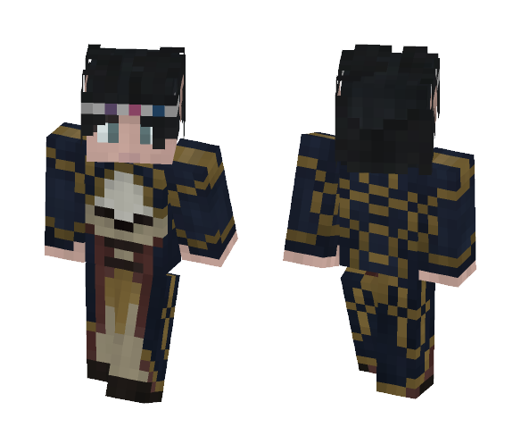 [LoTC] Female Elf Mage - Female Minecraft Skins - image 1
