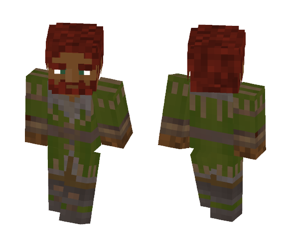 [LoTC] Forest Dwarf Bard - Male Minecraft Skins - image 1