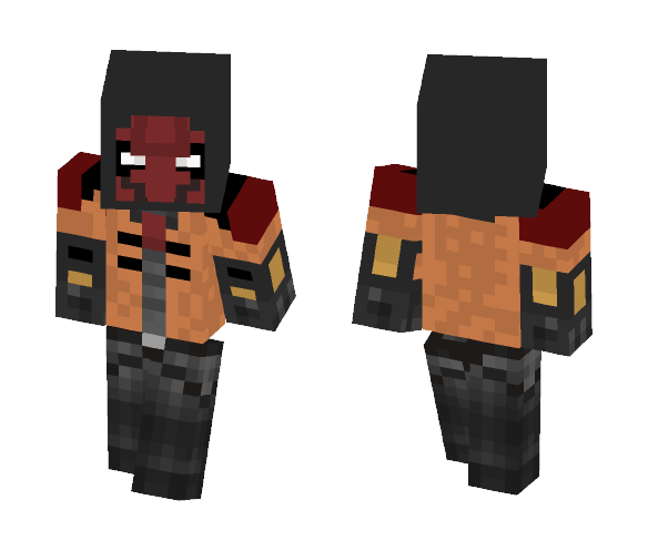 Red hood (injustice 2) {with gear} - Male Minecraft Skins - image 1