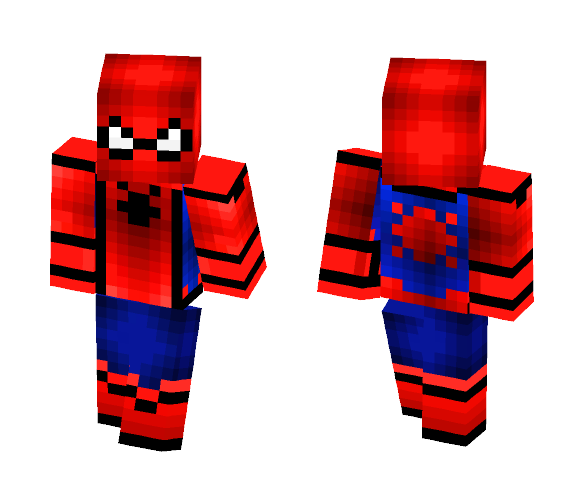 Spider-man Homecoming Suit - Comics Minecraft Skins - image 1