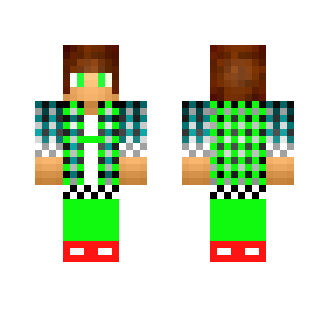 Pvp Dude green - Male Minecraft Skins - image 2