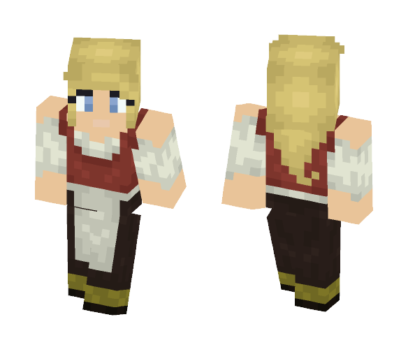 Medieval Barkeep - Female Minecraft Skins - image 1