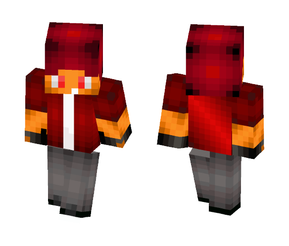 Red Cool Boy - Boy Minecraft Skins - image 1
