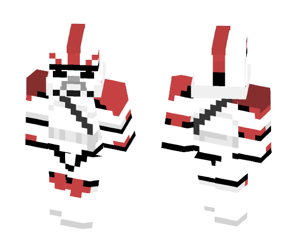 Captain Fordo - Red Mist Squadron - Male Minecraft Skins - image 1