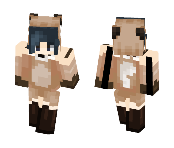 Rockruff Girl - Girl Minecraft Skins - image 1