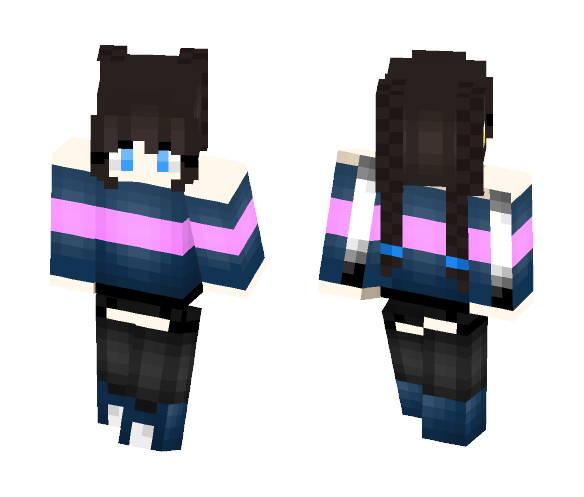Cute Jumper Girl - Cute Girls Minecraft Skins - image 1