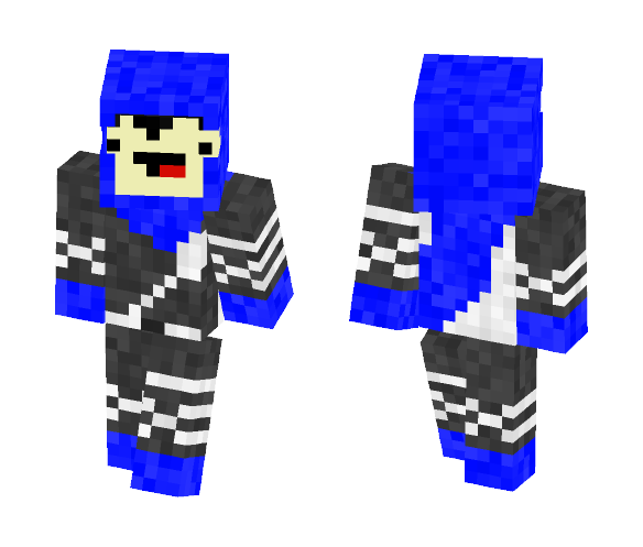Derp Blue assasin - Male Minecraft Skins - image 1