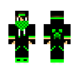 Green gangstar skin - Male Minecraft Skins - image 2