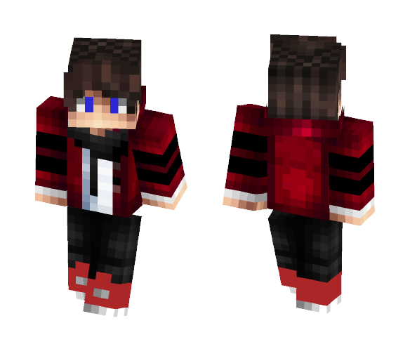 Red Pro Player - Male Minecraft Skins - image 1