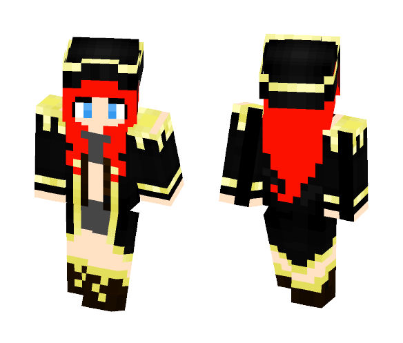 Pirate girl *fixed* - Girl Minecraft Skins - image 1