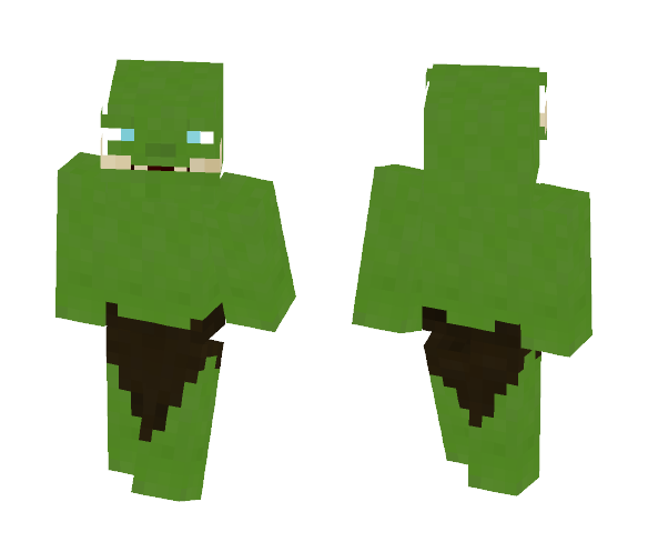 Bright Green Orc - Male Minecraft Skins - image 1