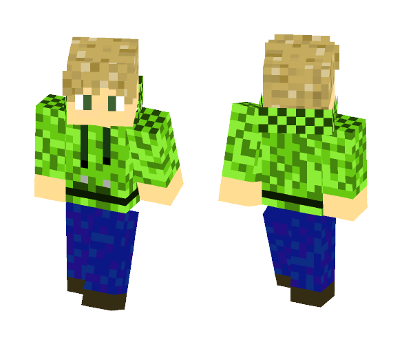 Camo-Hoodie Swag Boy - Boy Minecraft Skins - image 1