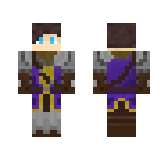 Medieval Purple Knight - Male Minecraft Skins - image 2