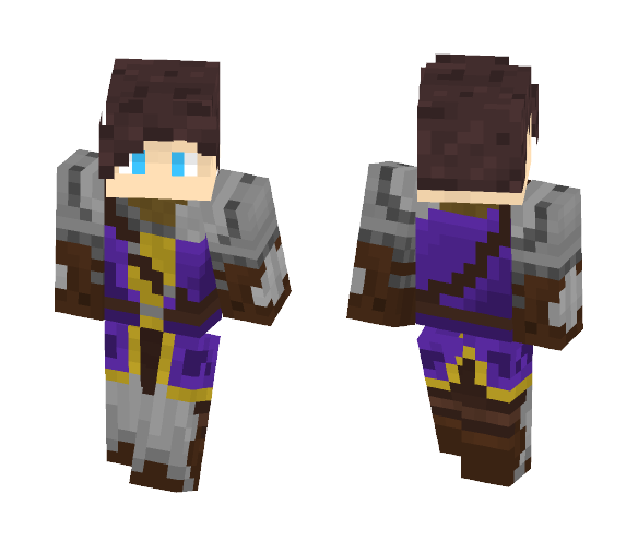 Medieval Purple Knight